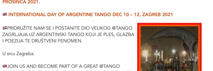 INTERNATIONAL DAY OF ARGENTINE TANGO IN ZAGREB